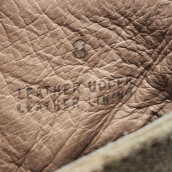 J Crew Women Tan Suede Crepe Wedge Ankle Boot Bootie Size 8 Size Zippers Casual - Picture 5 of 10